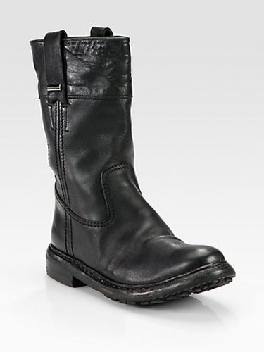 Burberry Gulston Brit Leather Boots