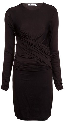 T By Alexander Wang Long Sleeve Twist Dress