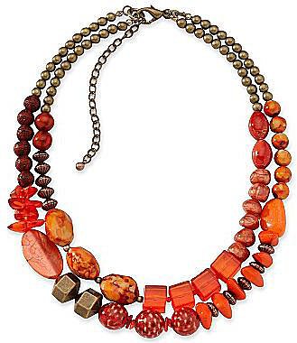 Aris by Treska 2-Row Beaded Necklace