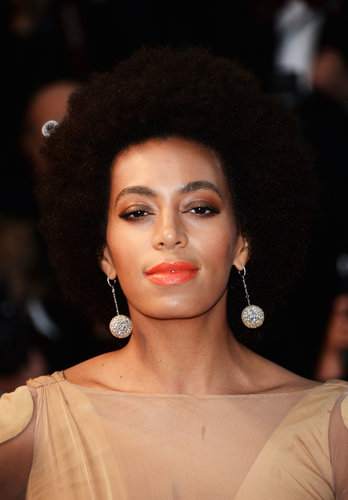 Solange Knowles wore Chopard drop earrings.
Solange Knowles wore Chopard drop earrings.