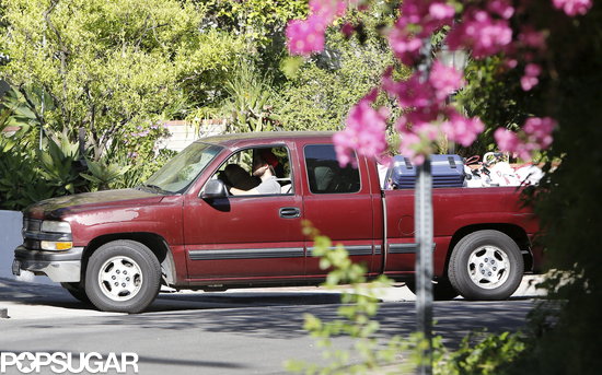 Robert Pattinson pulled up to a private residence after leaving Kristen Stewart's home.
Robert Pattinson pulled up to a private residence after leaving Kristen Stewart's home.