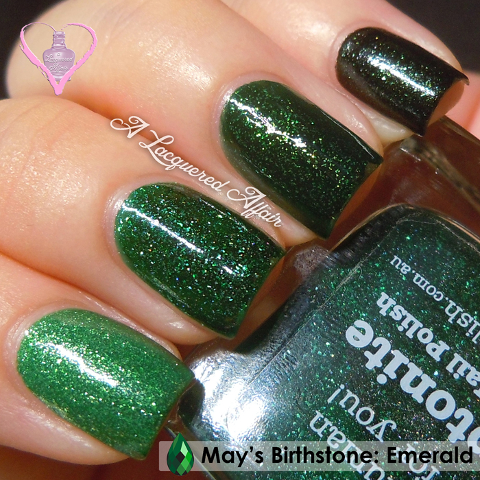 Emerald ombré for #SGSwatchFest/ #PolishTogether