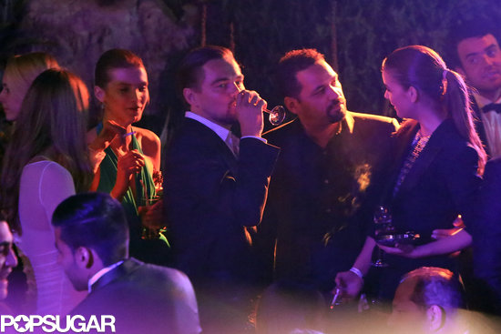 Leonardo DiCaprio had a drink while surrounded by beautiful women at a Cannes Film Festival party.
Leonardo DiCaprio had a drink while surrounded by beautiful women at a Cannes Film Festival party.