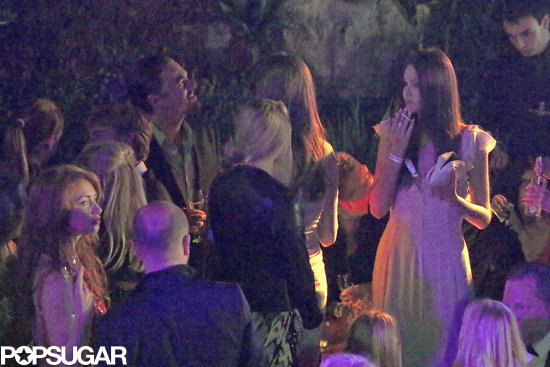Leonardo DiCaprio attended the de Grisogono party on Tuesday.
Leonardo DiCaprio attended the de Grisogono party on Tuesday.