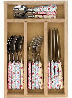 Provence Rose 16 Piece Cutlery Set