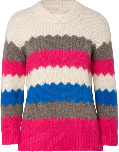 Marc by Marc Jacobs Birch-Multi Wool-Blend Nikolai Pullover
