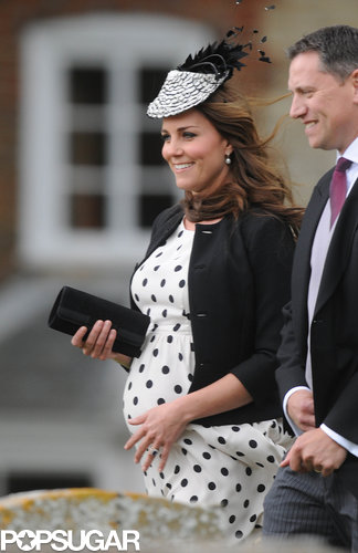 Kate Middleton Gets Swept Away at a Friend's Windy Wedding Kate Middleton Gets Swept Away at a Friend's Windy Wedding