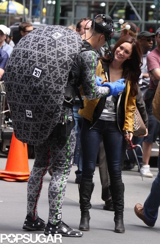 Cowabunga! Megan Fox Films With Her Shell-Less Ninja Turtle Cowabunga! Megan Fox Films With Her Shell-Less Ninja Turtle