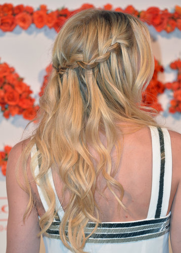 Jennifer Morrison's waterfall braid is the perfect complement to your beachy waves this Summer.
Jennifer Morrison's waterfall braid is the perfect complement to your beachy waves this Summer.