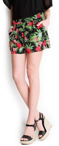 Hawaiian print shorts