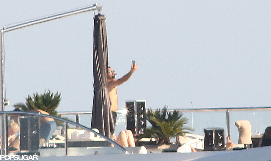 Leonardo DiCaprio snapped a selfie while lounging on Sir Philip Green's yacht in the South of France in May.
Leonardo DiCaprio snapped a selfie while lounging on Sir Philip Green's yacht in the South of France in May.
