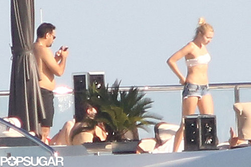 Leo Lounges Shirtless on a Yacht Surrounded By Ladies Leo Lounges Shirtless on a Yacht Surrounded By Ladies