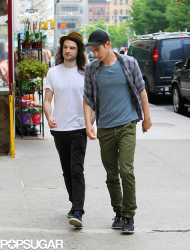 Tom Sturridge and Andrew Garfield made their way to lunch.
Tom Sturridge and Andrew Garfield made their way to lunch.