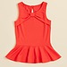 Aqua Peplum Tank Top