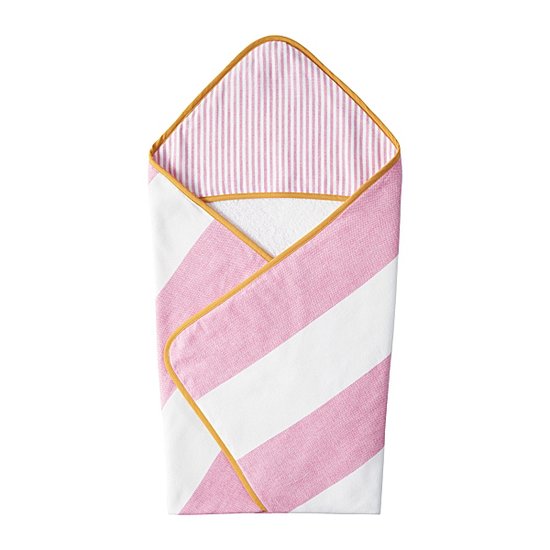 Anyone up on design trends is familiar with the increasingly popular fouta — a fine Turkish towel made from contrasting soft cotton and cotton terry. Serena & Lily's new design features a hood ($38) — perfect for little scrub-a-dub-dubbers!
Anyone up on design trends is familiar with the increasingly popular fouta — a fine Turkish towel made from contrasting soft cotton and cotton terry. Serena & Lily's new design features a hood ($38) — perfect for little scrub-a-dub-dubbers!