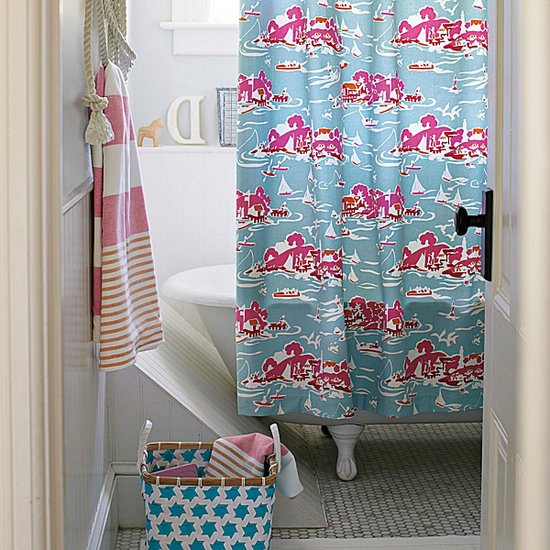 One of the easiest ways to update any bathroom is with a bold, impactful shower curtain. The Skylake Toile pattern ($68) is sure to breathe new life into a tired space.
One of the easiest ways to update any bathroom is with a bold, impactful shower curtain. The Skylake Toile pattern ($68) is sure to breathe new life into a tired space.