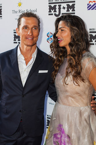 Camila Alves laughed with her husband Matthew McConaughey at an Austin, TX charity event in April 2013.
Camila Alves laughed with her husband Matthew McConaughey at an Austin, TX charity event in April 2013.