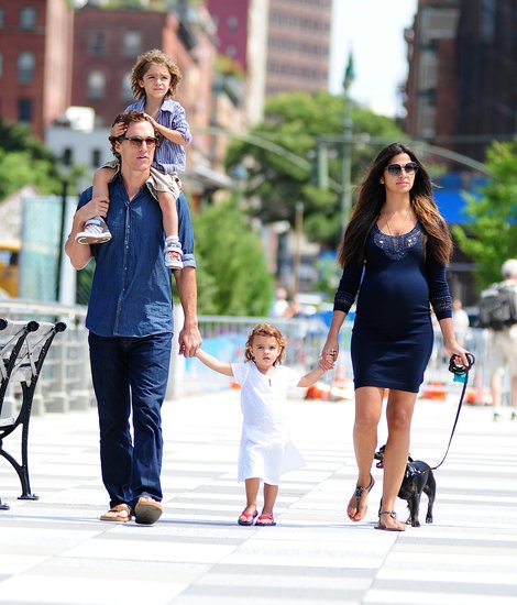 Matthew McConaughey and Camila Alves took their family for a walk in NYC in August 2012.
Matthew McConaughey and Camila Alves took their family for a walk in NYC in August 2012.
