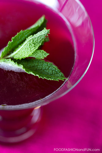 Blueberry Mint Cocktail