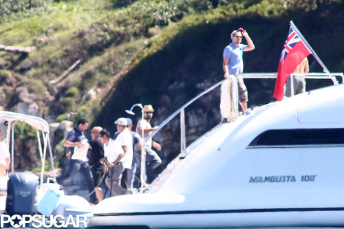 Leo Lounges Shirtless on a Yacht Surrounded By Ladies Leo Lounges Shirtless on a Yacht Surrounded By Ladies