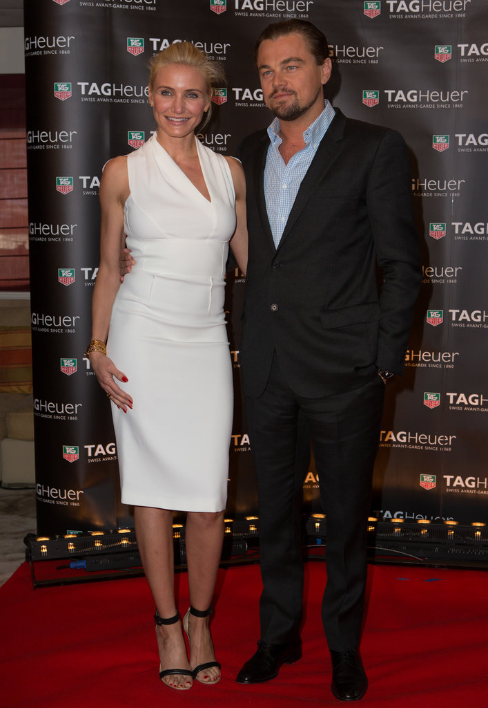 Cameron Diaz and Leonardo DiCaprio met up for the Tag Heuer Grand Prix party in Monte Carlo on Sunday.
Cameron Diaz and Leonardo DiCaprio met up for the Tag Heuer Grand Prix party in Monte Carlo on Sunday.