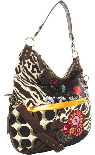 Desigual - Bols Bandolera Patch Night (Marron Kenya) - Bags and Luggage