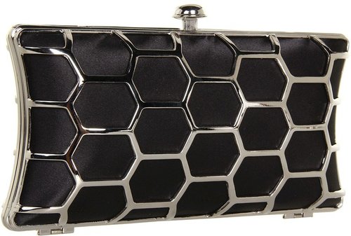 Jessica McClintock - Mesh Minaudiere (Black) - Bags and Luggage