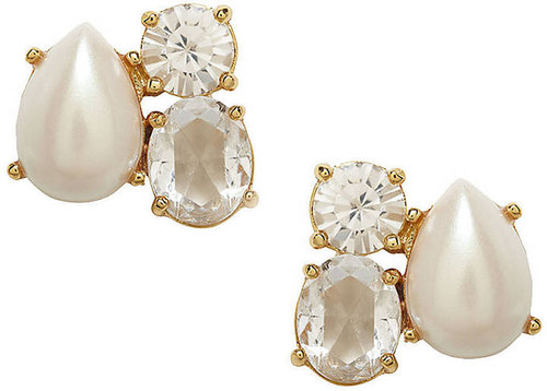 KATE SPADE NEW YORK Fragment Pearl Stud Earrings