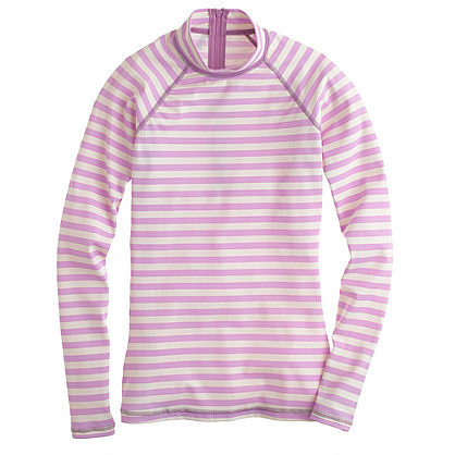 Stripe rash guard