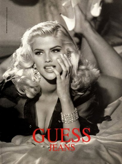 The late Anna Nicole Smith gained fame by modeling for Guess Jeans and Playboy and bared a striking resemblance to Marilyn Monroe. Anna Nicole was so inspired by the actress that she once told the press, "I want to be the new Marilyn Monroe." She also explained, "I just feel a connection with Marilyn Monroe. I just love her. I just completely feel what she went through." Sadly, both women died of drug overdoses — Marilyn at 36 and Anna Nicole at 39.
The late Anna Nicole Smith gained fame by modeling for Guess Jeans and Playboy and bared a striking resemblance to Marilyn Monroe. Anna Nicole was so inspired by the actress that she once told the press, "I want to be the new Marilyn Monroe." She also explained, "I just feel a connection with Marilyn Monroe. I just love her. I just completely feel what she went through." Sadly, both women died of drug overdoses — Marilyn at 36 and Anna Nicole at 39.