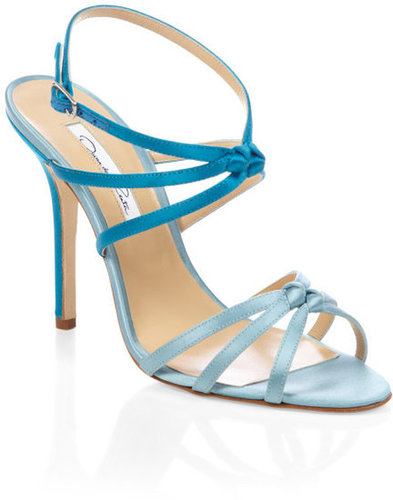These Oscar de la Renta blue strappy heels ($625) are another fun way to add something blue to your wedding look. The dual shades make them stand out from all the other blue sandals on the block.
These Oscar de la Renta blue strappy heels ($625) are another fun way to add something blue to your wedding look. The dual shades make them stand out from all the other blue sandals on the block.