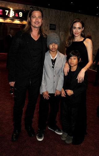 Angelina Jolie Returns to the Red Carpet With Brad, Maddox, and Pax Angelina Jolie Returns to the Red Carpet With Brad, Maddox, and Pax