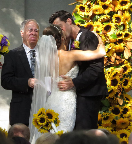 American Idol's Ace Young married Diana DeGarmo at Luxe Hotel in Brentwood, CA, in June.
American Idol's Ace Young married Diana DeGarmo at Luxe Hotel in Brentwood, CA, in June.