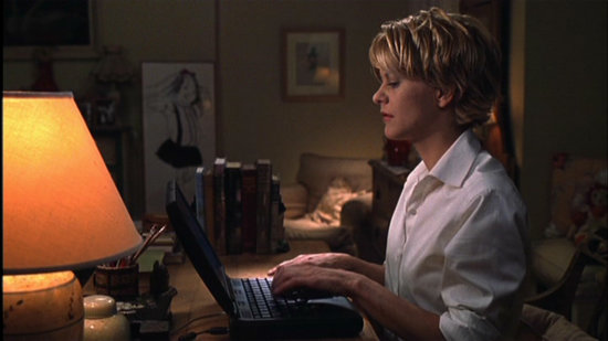 You've Got Mail
The quintessential online dating movie, this one dates back all the way to 1998 and is a remake of The Shop Around the Corner. Kathleen Kelly (Meg Ryan) and Joe Fox (Tom Hanks) meet in an AOL chat room, and the rest is history. If you're looking for an easy, breezy, and sweet romantic comedy, then check this one out immediately.
Lesson Learned: Don't judge a book by its cover — or reputation!
You've Got Mail
The quintessential online dating movie, this one dates back all the way to 1998 and is a remake of The Shop Around the Corner. Kathleen Kelly (Meg Ryan) and Joe Fox (Tom Hanks) meet in an AOL chat room, and the rest is history. If you're looking for an easy, breezy, and sweet romantic comedy, then check this one out immediately.
Lesson Learned: Don't judge a book by its cover — or reputation!