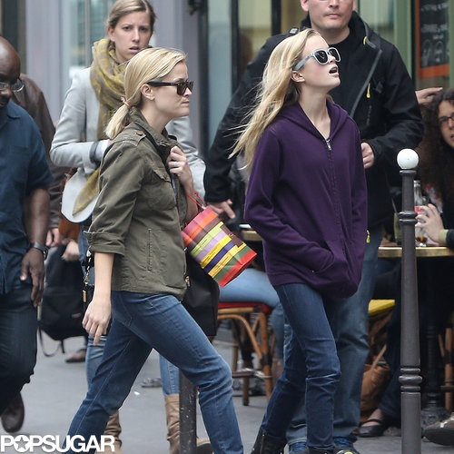 Reese Witherspoon and her daughter, Ava, toured Paris.
Reese Witherspoon and her daughter, Ava, toured Paris.