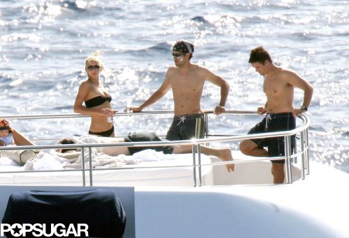 Anna Kournikova put her sexy body on display in a black bikini during a January 2006 St. Barts trip.
Anna Kournikova put her sexy body on display in a black bikini during a January 2006 St. Barts trip.