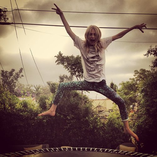 Poppy Delevingne got some serious air while jumping on a trampoline.
Source: Instagram user poppydelevingne
Poppy Delevingne got some serious air while jumping on a trampoline.
Source: Instagram user poppydelevingne
