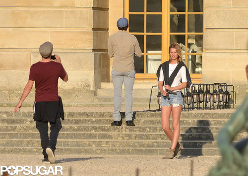 Leo Visits Versailles With His Rumored Girlfriend Toni Garrn Leo Visits Versailles With His Rumored Girlfriend Toni Garrn