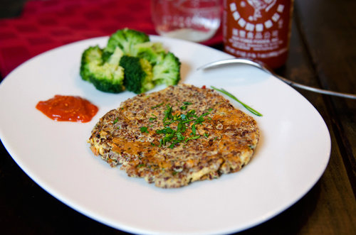 Quinoa Omelet Cakes