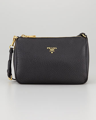 Prada Daino Mini Shoulder Bag, Nero
