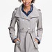 GUESS Hooded Double Breasted Trench Coat (Online Only)