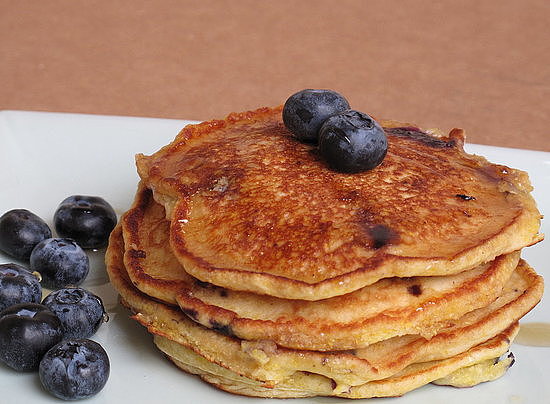 Blueberry-Cornmeal Griddle Cakes Blueberry-Cornmeal Griddle Cakes