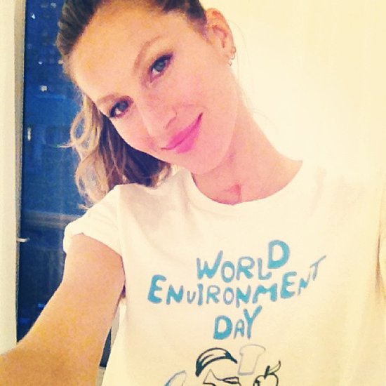 Gisele Bündchen snapped a selfie to celebrate World Environment Day.
Source: Instagram user giseleofficial
Gisele Bündchen snapped a selfie to celebrate World Environment Day.
Source: Instagram user giseleofficial