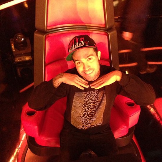 Pete Wentz put on his sweetest face while making an appearance on The Voice.
Source: Instagram user petewentz
Pete Wentz put on his sweetest face while making an appearance on The Voice.
Source: Instagram user petewentz