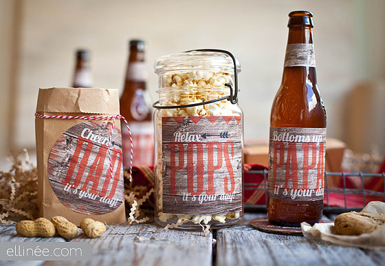 Father's Day Treat and Beverage Labels Father's Day Treat and Beverage Labels
