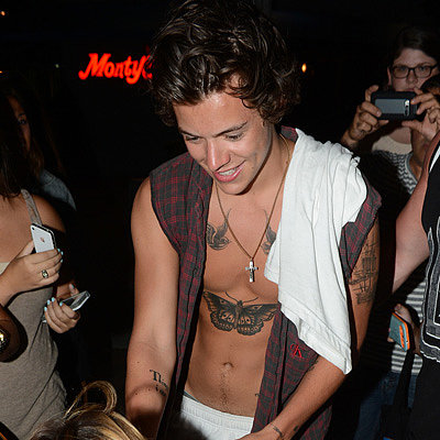 Harry Styles Shirtless in His Underwear in Miami