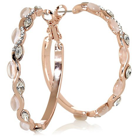Roberto Faraone Mennella "Petali" White Stone and Crystal Rosetone Pavé Hoop Earrings
Log in to POPSUGAR and tell us which of the following HSN.com jewelry offerings is No. 1 on your Summer must-have list at the end of this poll!
Roberto Faraone Mennella "Petali" White Stone and Crystal Rosetone Pavé Hoop Earrings
Log in to POPSUGAR and tell us which of the following HSN.com jewelry offerings is No. 1 on your Summer must-have list at the end of this poll!