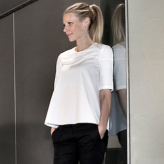Gwyneth Paltrow Wearing Black and White