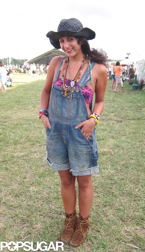Here are a few of our favorite things, courtesy of Niftythrifty.com's Sam: a cool sun hat, a colorful bandeau top, lots (and lots) of necklace layering, all with a '90s short-alls twist.
Here are a few of our favorite things, courtesy of Niftythrifty.com's Sam: a cool sun hat, a colorful bandeau top, lots (and lots) of necklace layering, all with a '90s short-alls twist.