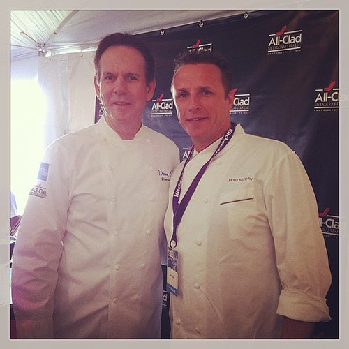 Chef Marc Murphy got to spend some hang time with Thomas Keller.
Source: Instagram user chefmarcmurphy
Chef Marc Murphy got to spend some hang time with Thomas Keller.
Source: Instagram user chefmarcmurphy